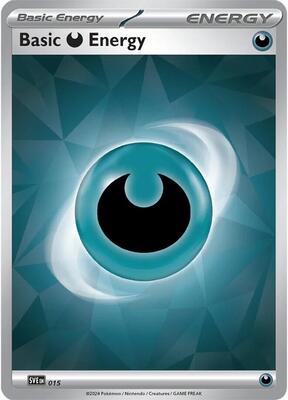 Basic Darkness Energy - 015 card from SVE: Scarlet & Violet Energies