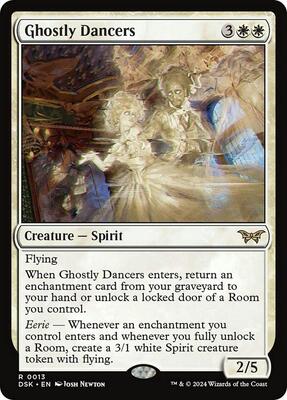 Ghostly Dancers card from Duskmourn: House of Horror