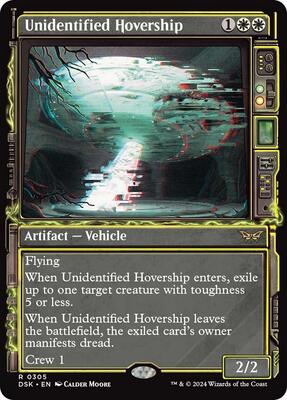 Unidentified Hovership (Showcase) card from Duskmourn: House of Horror