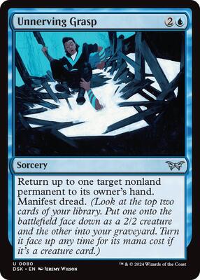 Unnerving Grasp card from Duskmourn: House of Horror