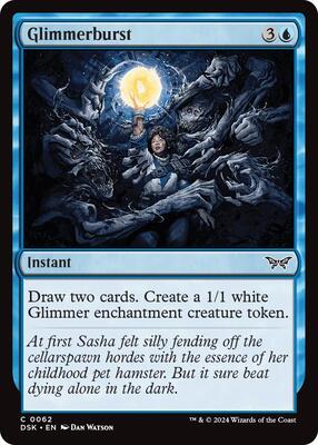 Glimmerburst card from Duskmourn: House of Horror