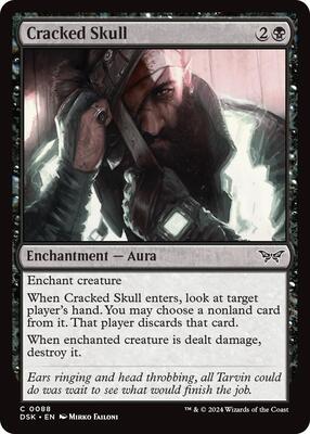 Cracked Skull card from Duskmourn: House of Horror