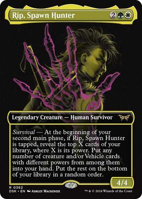 Rip, Spawn Hunter (Showcase) card from Duskmourn: House of Horror