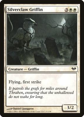 Silverclaw Griffin card from Dark Ascension