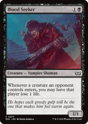 Blood Seeker card from Commander: Duskmourn: House of Horror