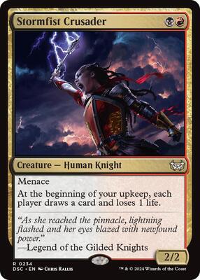 Stormfist Crusader card from Commander: Duskmourn: House of Horror