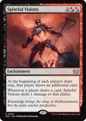 Spiteful Visions card from Commander: Duskmourn: House of Horror