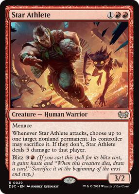 Star Athlete card from Commander: Duskmourn: House of Horror