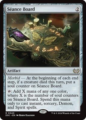 Seance Board card from Commander: Duskmourn: House of Horror