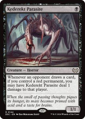 Kederekt Parasite card from Commander: Duskmourn: House of Horror