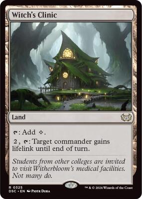 Witch's Clinic card from Commander: Duskmourn: House of Horror