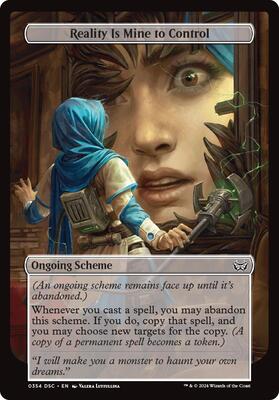 Reality Is Mine to Control (Full Art) card from Archenemy: Duskmourn