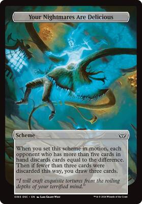 Your Nightmares Are Delicious (Full Art) card from Archenemy: Duskmourn