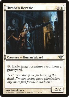 Thraben Heretic card from Dark Ascension