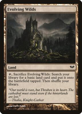 Evolving Wilds card from Dark Ascension