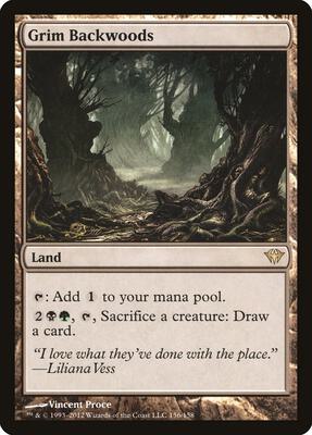 Grim Backwoods card from Dark Ascension