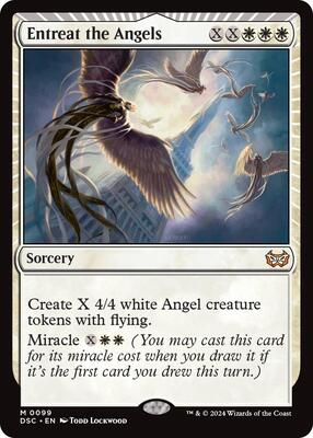 Entreat the Angels card from Commander: Duskmourn: House of Horror