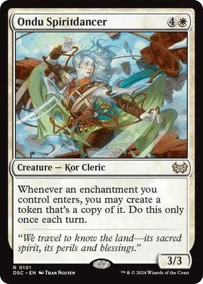Ondu Spiritdancer card from Commander: Duskmourn: House of Horror