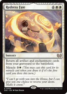 Redress Fate card from Commander: Duskmourn: House of Horror