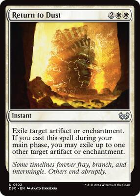Return to Dust card from Commander: Duskmourn: House of Horror