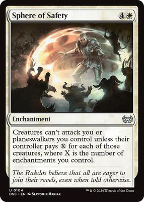 Sphere of Safety card from Commander: Duskmourn: House of Horror