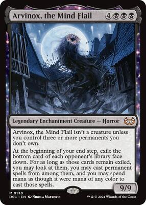 Arvinox, the Mind Flail card from Commander: Duskmourn: House of Horror