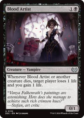 Blood Artist card from Commander: Duskmourn: House of Horror