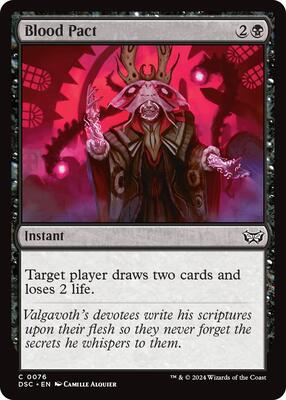 Blood Pact card from Commander: Duskmourn: House of Horror