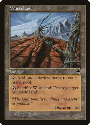 Wasteland card from Tempest