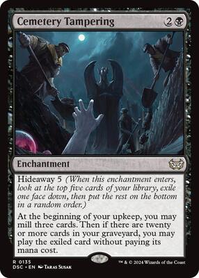 Cemetery Tampering card from Commander: Duskmourn: House of Horror