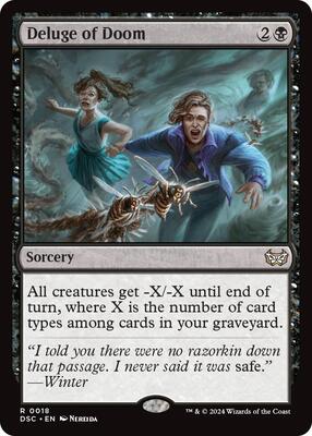 Deluge of Doom card from Commander: Duskmourn: House of Horror