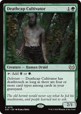 Deathcap Cultivator card from Commander: Duskmourn: House of Horror