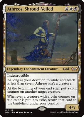 Athreos, Shroud-Veiled card from Commander: Duskmourn: House of Horror