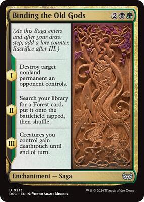 Binding the Old Gods card from Commander: Duskmourn: House of Horror