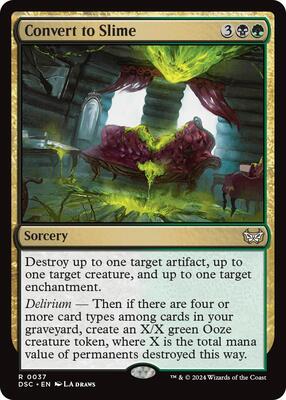 Convert to Slime card from Commander: Duskmourn: House of Horror