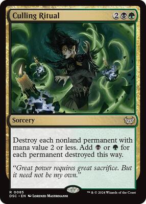 Culling Ritual card from Commander: Duskmourn: House of Horror
