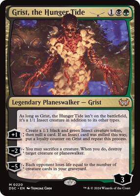 Grist, the Hunger Tide card from Commander: Duskmourn: House of Horror