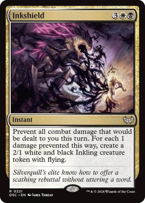 Inkshield card from Commander: Duskmourn: House of Horror
