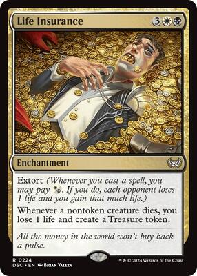 Life Insurance card from Commander: Duskmourn: House of Horror
