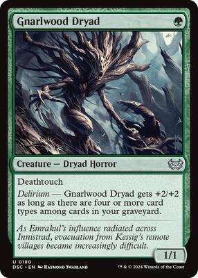 Gnarlwood Dryad card from Commander: Duskmourn: House of Horror