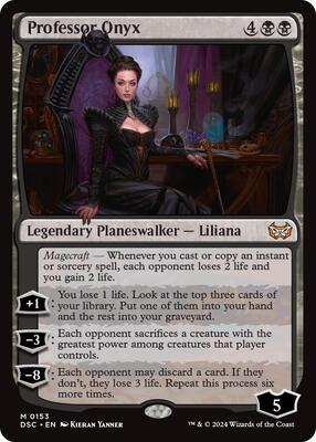 Professor Onyx card from Commander: Duskmourn: House of Horror