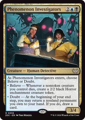 Phenomenon Investigators card from Commander: Duskmourn: House of Horror