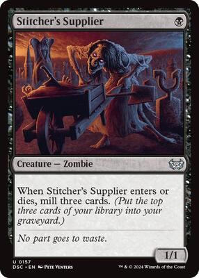 Stitcher's Supplier card from Commander: Duskmourn: House of Horror