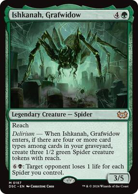 Ishkanah, Grafwidow card from Commander: Duskmourn: House of Horror
