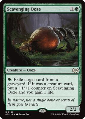 Scavenging Ooze card from Commander: Duskmourn: House of Horror