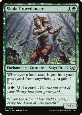 Skola Grovedancer card from Commander: Duskmourn: House of Horror