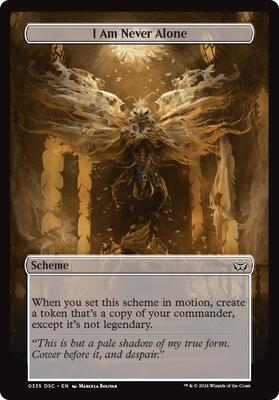 I Am Never Alone (Full Art) card from Archenemy: Duskmourn