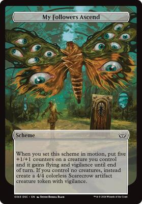 My Followers Ascend (Full Art) card from Archenemy: Duskmourn