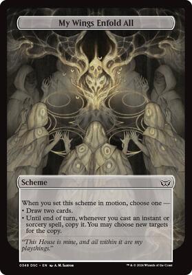 My Wings Enfold All (Full Art) card from Archenemy: Duskmourn