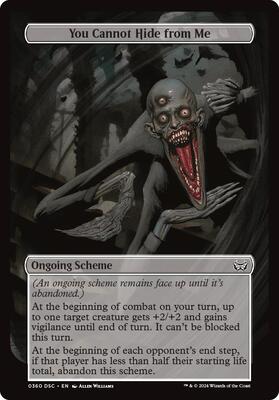 You Cannot Hide from Me (Full Art) card from Archenemy: Duskmourn